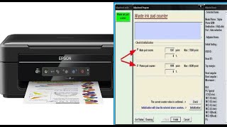 RESET LEVELS OF INK EPSON L380  L382 And L386 L383 L385 L485 Ink pad [upl. by Shrier]