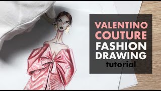 REUPLOAD VALENTINO COUTURE DRESS [upl. by Akimrej]