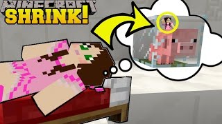 Minecraft SHRINKING INSIDE A BABY PIG  Asleep 2  Custom Map 1 [upl. by Page42]