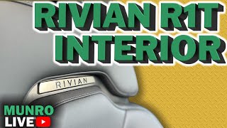 Rivian R1T  Interior Features  Pros and Cons [upl. by Alyakcim]