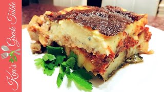 How To Make Moussaka  No Fry Light Moussaka Recipe [upl. by Ihsar]