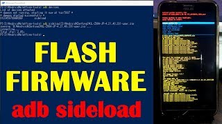 FLASH FIRMWARE  adb sideload [upl. by Divod937]