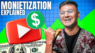 YouTube Monetization Explained Get Monetized and Make Money With YouTube Partner Program 2024 [upl. by Sergu]