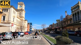 Driving Goulburn City  NSW Australia  4K UHD [upl. by Mindi]