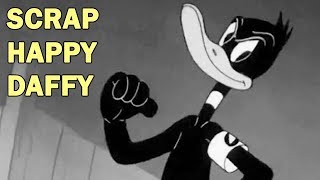 Scrap Happy Daffy  World War 2 Era Propaganda Cartoon  1943 [upl. by Codi]