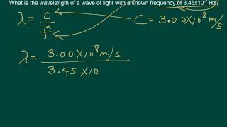 Calculating wavelength of a wave [upl. by Lyns]