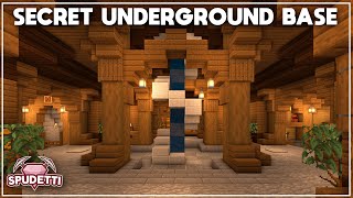 Minecraft How to Build a Secret Underground Base Tutorial 2021 [upl. by Ailet794]