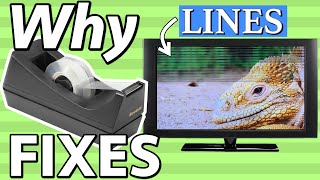 Repair Hack Explained  How to Fix TV Horizontal Lines  Part 2 [upl. by Angadreme]