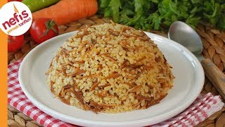 Tel Şehriyeli Bulgur Pilavı Tarifi  Nasıl Yapılır [upl. by Amy423]