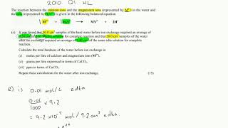 Water Hardness EDTA Titration Calculations Example [upl. by Emmie700]