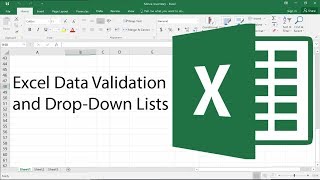 Advanced Excel  Data Validation and DropDown Lists [upl. by Akemyt]