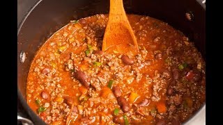 COMO HACER FRIJOLES CON CARNE MOLIDACHILI [upl. by Bascio]