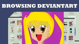 Browsing Deviantart Messed Up Anime and More Casual Edition [upl. by Annaiuq]