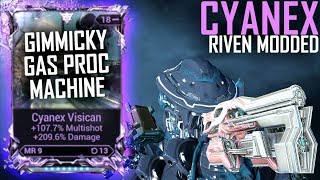 Warframe CYANEX RIVEN MODDED Its kinda quirky doe [upl. by Hazard]