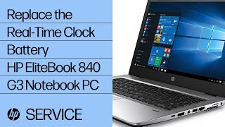 Replace the RealTime Clock Battery  HP EliteBook 840 G3 Notebook PC  HP [upl. by Nibbs]