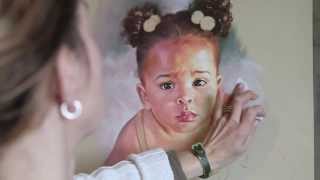 How to make a pastel portrait step by step read description [upl. by Nitz]