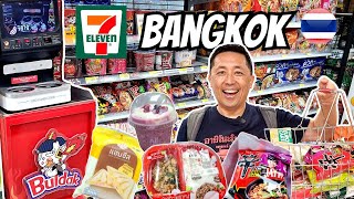 LARGEST 7 ELEVEN in Bangkok Thailand 🇹🇭 Korean Ramen Cooking Machine [upl. by Aehsila]