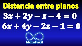 103 Distancia entre dos planos paralelos [upl. by Rafa]