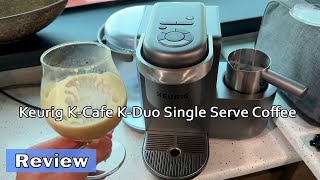 Keurig KCafe KDuo Single Serve Coffee  HOW TO USE amp REVIEW [upl. by Namor]