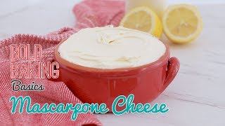 How to make Homemade Mascarpone Italian Cream Cheese Recipe [upl. by Nylear]