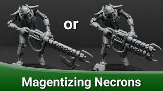 Magnetizing Necron Warriors  Tutorial [upl. by Natalina97]