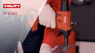 INTRODUCING Hiltis RT 6A22 Cordless Rivet Tool [upl. by Onivla]