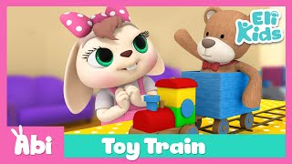 Toy Train  Eli Kids Song amp Nursery Rhymes [upl. by Chuipek]