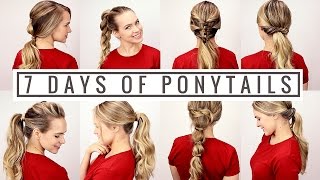 7 Days of Ponytails [upl. by Vary]