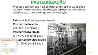 Pasteurização e esterilização do leite [upl. by Aehr]