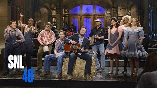 Monologue Blake Shelton Recreates Hee Haw  SNL [upl. by Ahsilac]