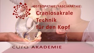 Osteopathic Cranial Manipulative Medicine Frontal and Parietal Lift Techniques [upl. by Oht828]