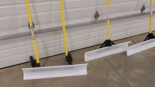 quotTHE SNOWPLOWquot Snow Shovel 48 inch amp 36 inch overview comparison [upl. by Chladek]