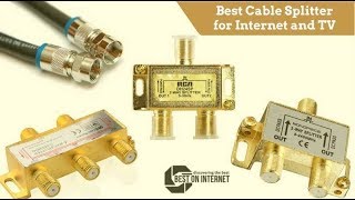 Best Cable Splitter for Internet and TV [upl. by Nahsaj]