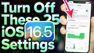 iOS 165 Settings You Need To Turn Off Now [upl. by Aryc679]