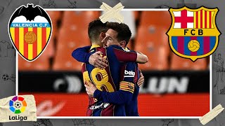 Valencia vs FC Barcelona  LALIGA HIGHLIGHTS  5022021  beIN SPORTS USA [upl. by Lirba715]