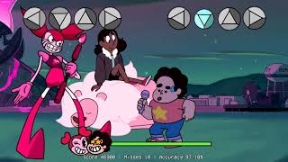 Spinel vs Steven Other Friends  FNF Mod [upl. by Ellerahs]