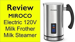 Review Miroco Milk Frother  How to make froth milk at home [upl. by Hcir]