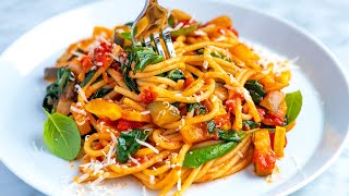 Easy Veggie Spaghetti Recipe [upl. by Launamme]