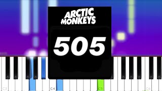 Arctic Monkeys  505 Piano Tutorial [upl. by Rosalinde395]