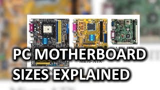 PC Motherboard Sizes as Fast As Possible [upl. by Oironoh]