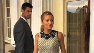 Novak Djokovic and Girlfriend  ATP World Tour Uncovered [upl. by Burrell504]