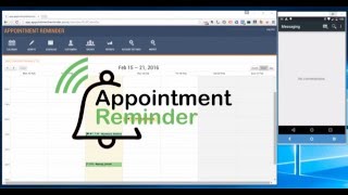 How to use Appointment Reminder to send Text Reminders [upl. by Urba]