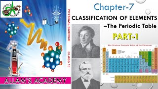 Classification of Elements  The Periodic Table 10th Chemistry Part1 [upl. by Vinita]