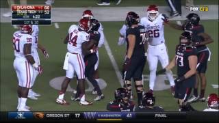 102216 Patrick Mahomes 734 Passing 819 Total Yards vs OU  NCAA SingleGame Records [upl. by Buffy]