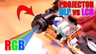 DLP amp LCD amp Laser PROJECTOR  How They Work  TEARDOWN [upl. by Ardy]