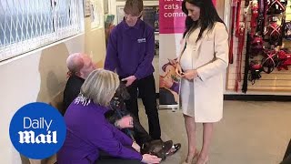 Meghan Markle chats with volunteers at the Mayhew Animal Home [upl. by Eive]