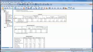 Linear Regression in SPSS [upl. by Jorgan]