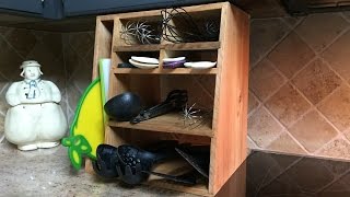 Building a Kitchen Utensil Holder  DIY [upl. by Kasevich]