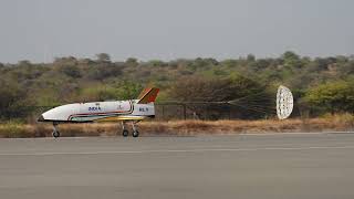 ISRO RLV LEX  Reusable Launch Vehicle lands successfully [upl. by Goto539]