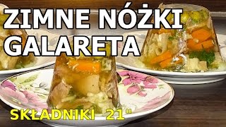 Zimne nóżki  galaretki wieprzowe [upl. by Katuscha]